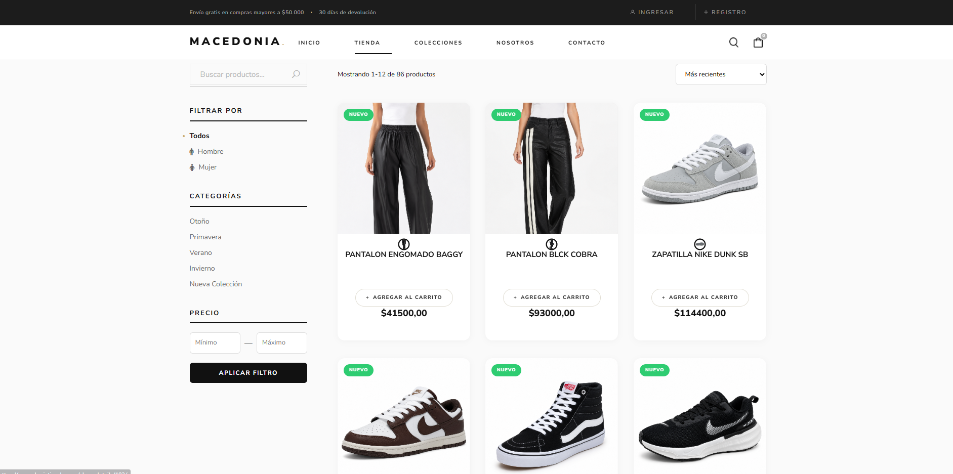 E-commerce con Sincronización de Stock en Tiempo Real